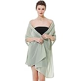 BEAUTELIATE Soft Chiffon Scarfs Shawls and Wraps for Evening Dresses Bridal Wedding Shawl Wraps