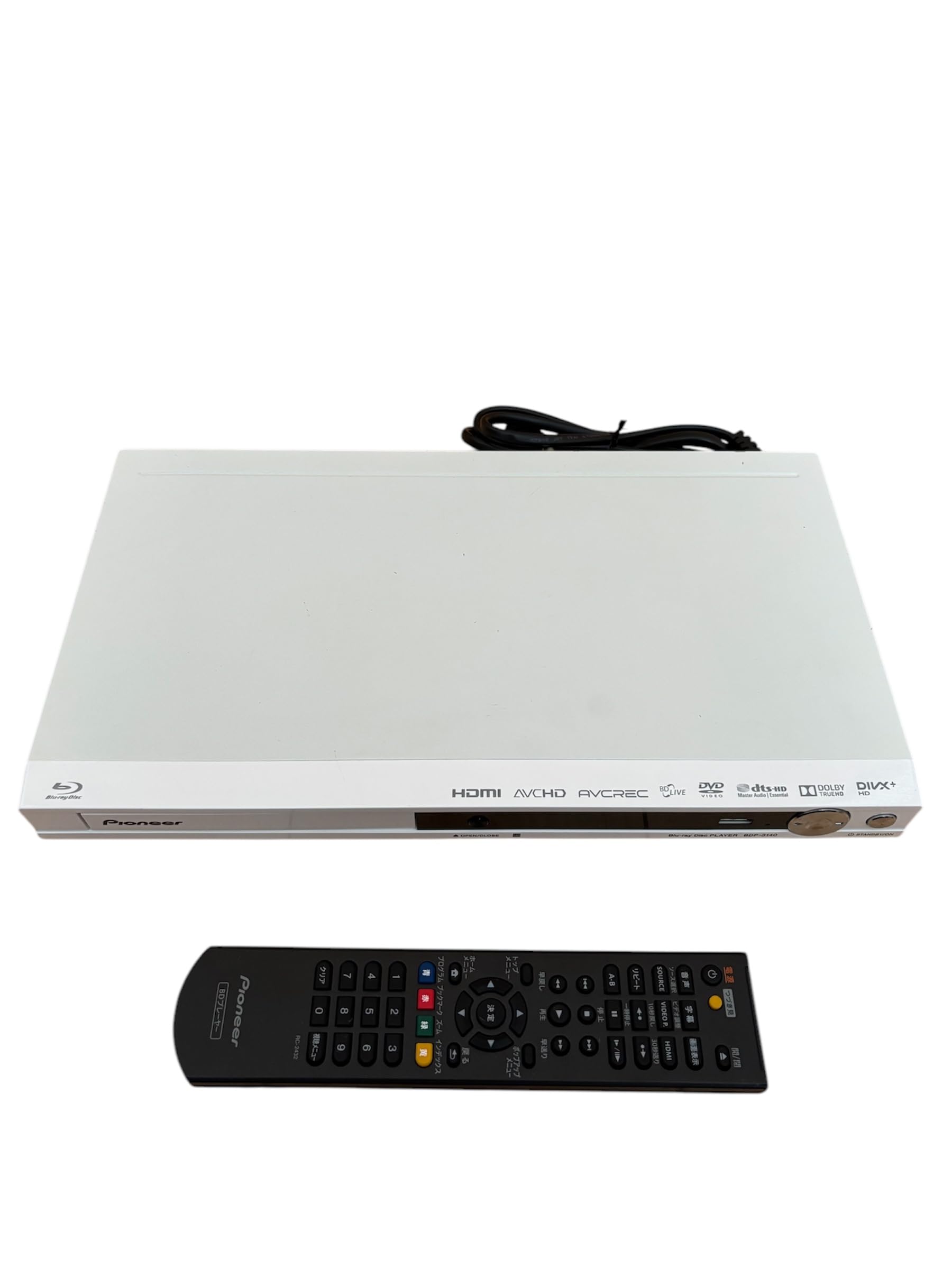 Pioneer Blu-ray Disc Player BDP-3140‐W Pioneer Blu-ray Disc Player BDP-3140‐W Pioneer BDP-3140-W