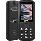 AGM M9 Rugged Feature Phone, 4G Basic Cell Phone, Simple Mobile Phone, Waterproof &amp; Drop-Proof, Large Buttons, Large Fonts, Speed Dial, 3 Card Slots, 1200mAh, FM Radio, Flashlight, for T-Mobile ONLY