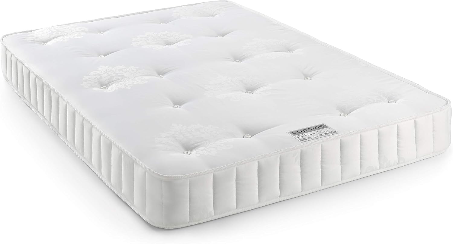 Julian Bowen Capsule Essentials 135cm Double Mattress, White, Double (135 x 190 cm) - Image 4
