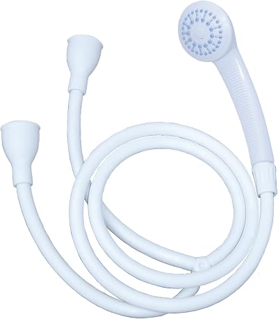 Blue Canyon Lunar Double Tap Shower Attachment for Bath Taps 1.5m White