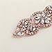 XINFANGXIU Rose Gold Bridal Wedding Dress Sash Belt Applique