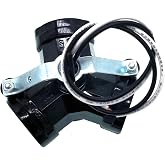 Medium Base 3 Light Cluster Socket,JNXQWE Phenolic Multi-Cluster Incandescent Lampholder,Keyless with Male top &amp; Bottom Bracket 10cm Wire (3-Light,Pack of 1)