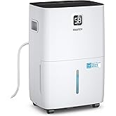 Yaufey 6000 Sq. Ft. Energy Star Certified Dehumidifier, Max 120 Pints Dehumidifier for Basement with Drain Hose, Smart Compressor with Intelligent Humidity Control, Dehumidifiers for Home Bedroom