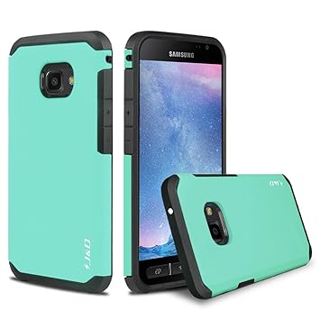 J&D Kompatibel für Galaxy Xcover 4 Hülle, [ArmorBox] [Doppelschicht] [Heavy-Duty-Schutz] Hybrid Stoßfest Schutzhülle für Sams