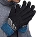 LETHMIK Thick Winter Knit Gloves Mens&Womens Warm Fleece Lined Unique Knitted Gloves