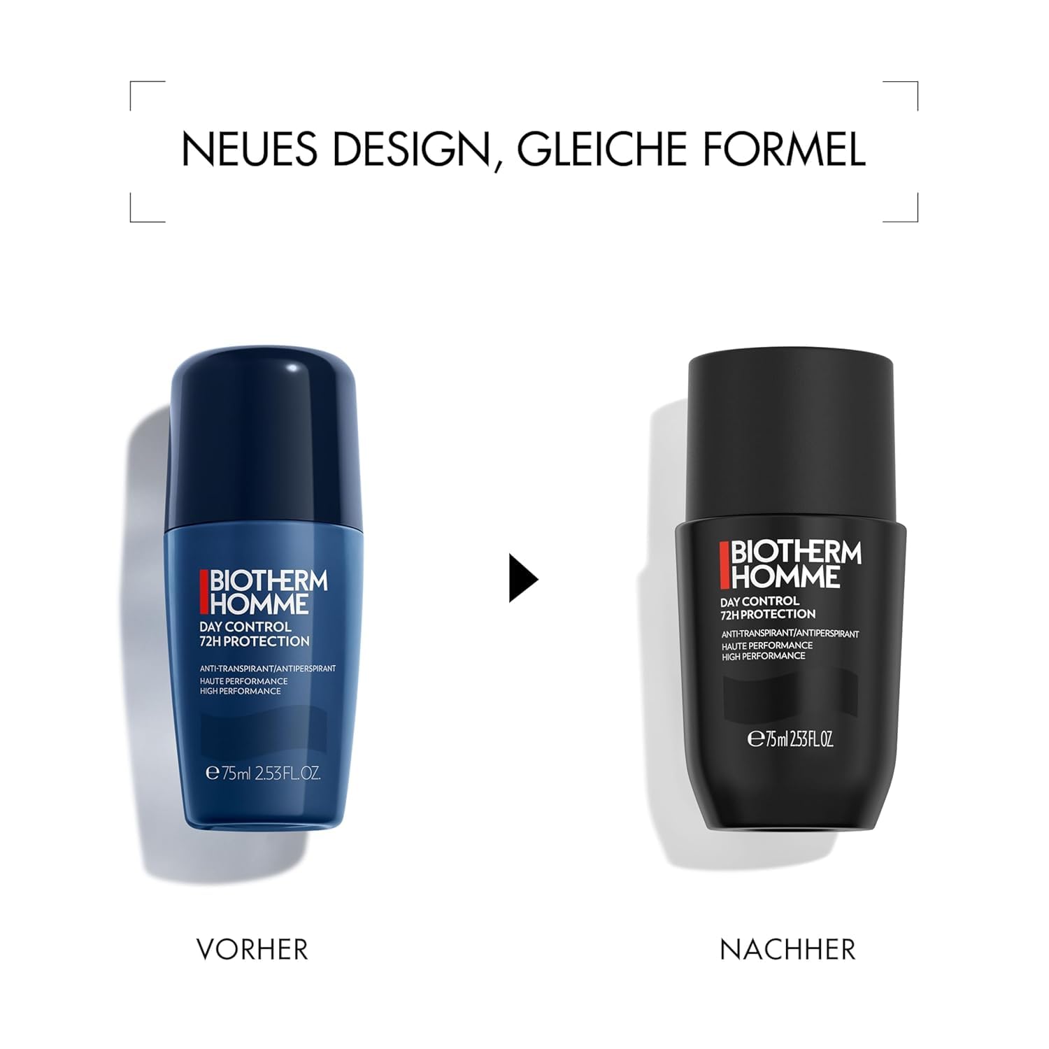 Biotherm Homme Day Control 72H Deo Roll-On, 72 Stunden Antitranspirant Herren Deo, pflegender Deo-Stick schützt wirksam vor Schweißgeruch, für alle Hauttypen und empfindliche Haut 4