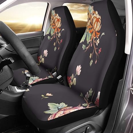 Amazon Com Semtomn Front Car Seat Covers Set Of 2 Watercolor
