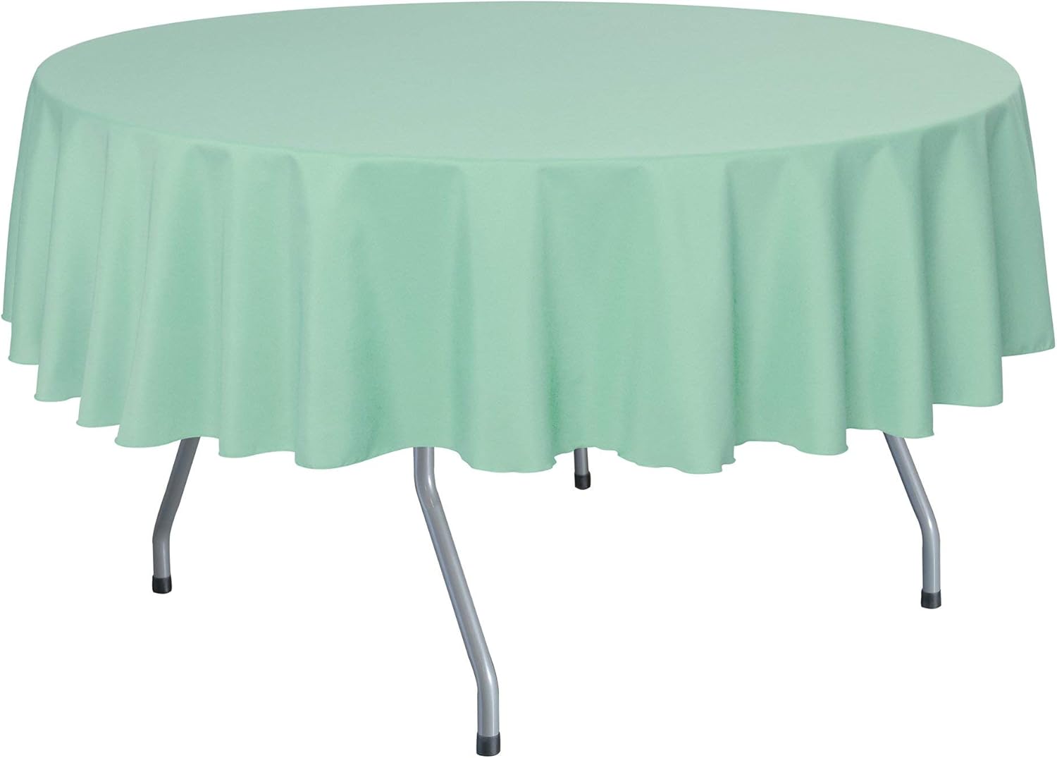 Best 70 inch round mint green table cloth