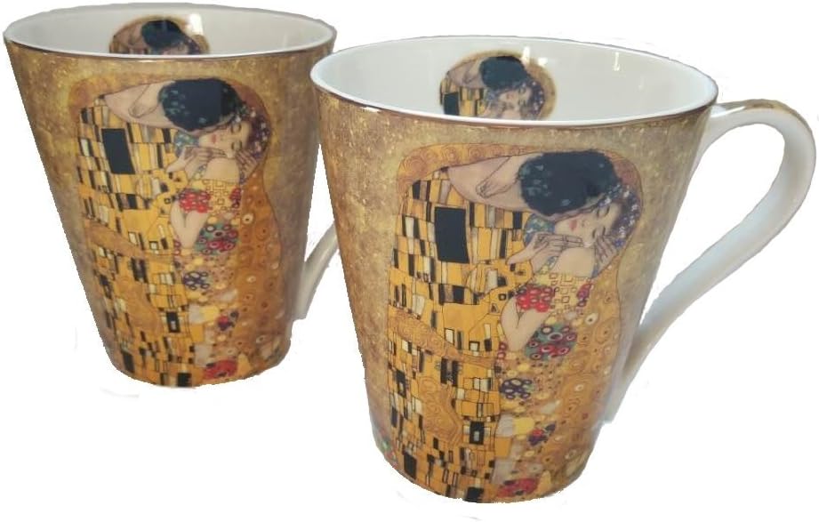 Sweet Lovers Fine bone China mug by Wandeful, Set of 2 mugs
