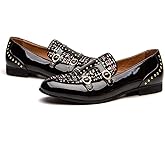 JITAI Men's Dress Shoes - Casual Rubber & Leather Loafers for Men - Fashion Business Formal Wear