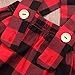 KONIGHT Baby Outfits Girl Long Sleeve T-Shirt Ruffle Top Overalls Strap Dress Clothes Set Plaid Skirt Winter
