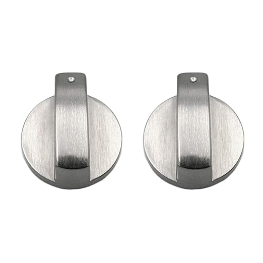 Sgerste 2 Pcs Universal Metal Rotary Switch Control Knobs