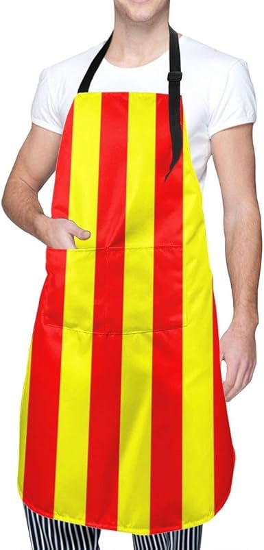 Grembiule Da Chef Impermeabile Nero - Con Tasche, Regolabile, Per Cucina E BBQ - Foto 9