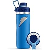Gatorade 'Overtime' 22oz Stainless Steel Water Bottle, Twist Cap, Royal Blue/Navy