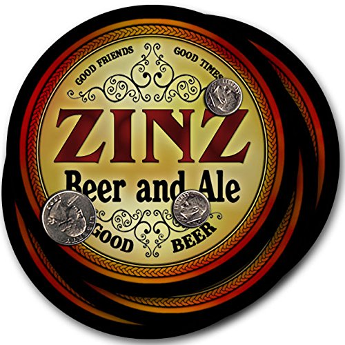 Zinz Beer & Ale - 4 pack Drink Coasters