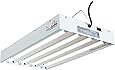 Agrobrite FLT24 T5 Fluorescent Grow Light System, 2 Foot, 4 Tube