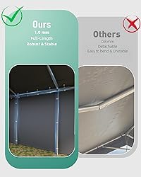 GarveeLife 12x20 FT Carport, Heavy-Duty Portable