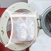 Sneaker Dryering &amp;Washing Machine Bag, Dryer for Shoes, Clothing &amp; Laundry - Elastic Strap Adjuster for Most Dryers Machines Door in Laundry Room (15.7x15.7 Inch)