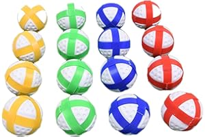 MotiveTech 16x Sticky Balls Hook and Loop Balls Portable Sturdy Lightweight for Fabrics Board for Adults Balls Toy