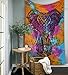 Popular Rainbow Tye dye Elephant Tapestries Psychedelic Wall Hanging Elephant Tapestry Hippie Tapestry Wall Tapestries Bohemian Tapestries Indian Tapestry Wall Hanging By Popular Handicrafts