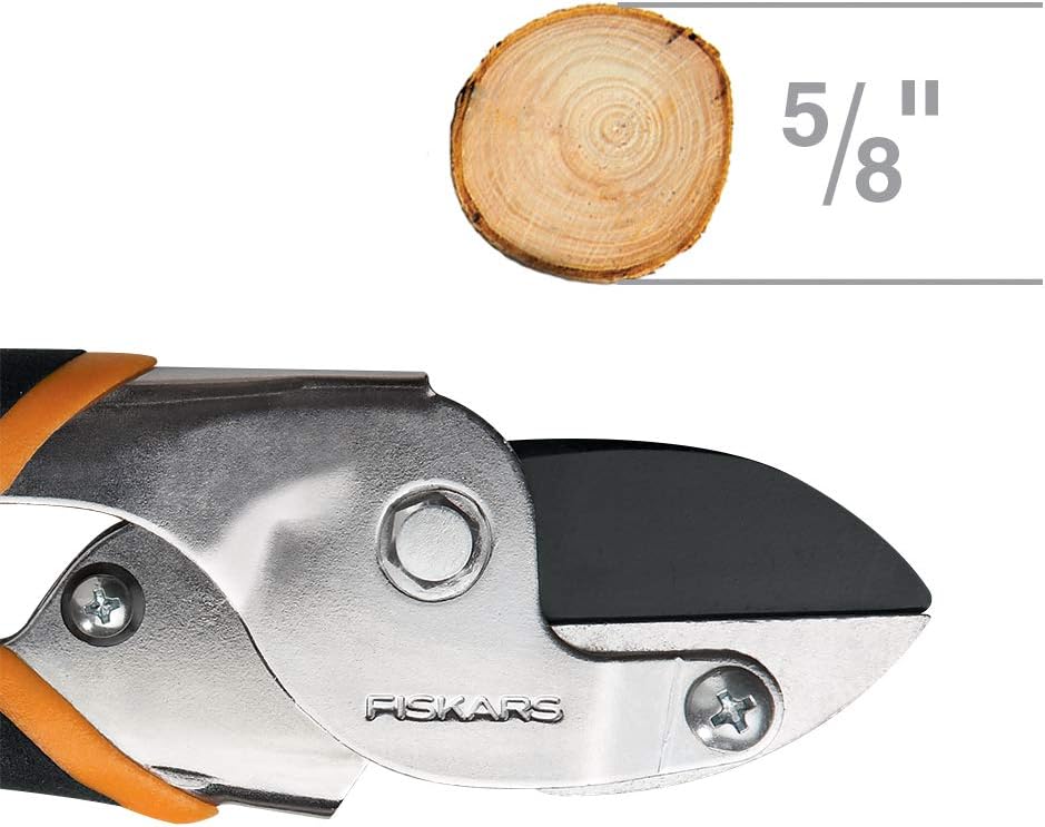 Fiskars Power-Lever Anvil Pruner : Hand Pruners : Garden & Outdoor