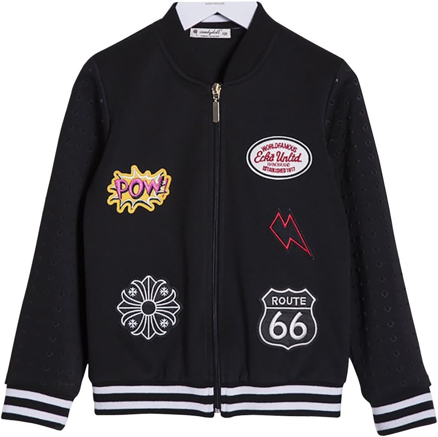 Candydoll Girls Active Hoodie Baseball Jacket
