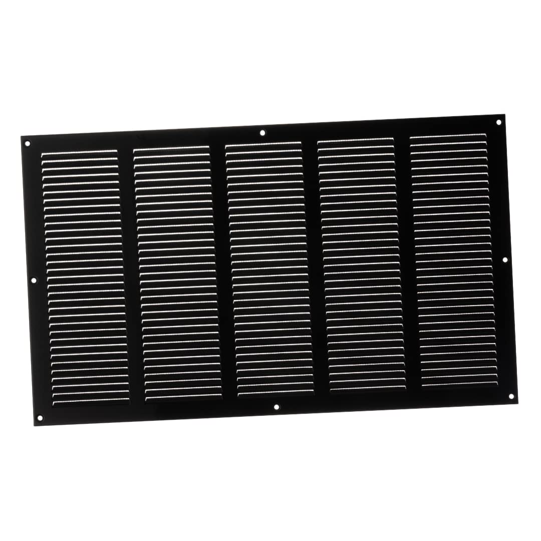 Black Metal Air Vent Grille 500mm x 300mm
