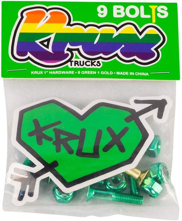 Krux Bolts x9 Krome Phillips Green 1 Inch