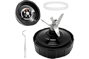 6 Fins Blender Blades Replacement for Nutri Ninja iQ 900 Watts/ 1000W, Blender Blade Replacement Parts for Ninja Compatible w