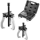 VEVOR Gear Puller Set, 3" and 7" Puller Kit, 3 Jaw Gear Bearing Flywheel Pulley Removal Tool, 2 or 3 Reversible Jaws Wheel Pu