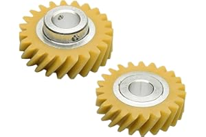 BIZHALA (2/Pack) W10112253 Mixer Worm Gear Compatible with Whirlpool & KitchenAid Mixers Gear Replace Parts 4162897 4169830 AP4295669 PS11748374 4161531 WPW10112253
