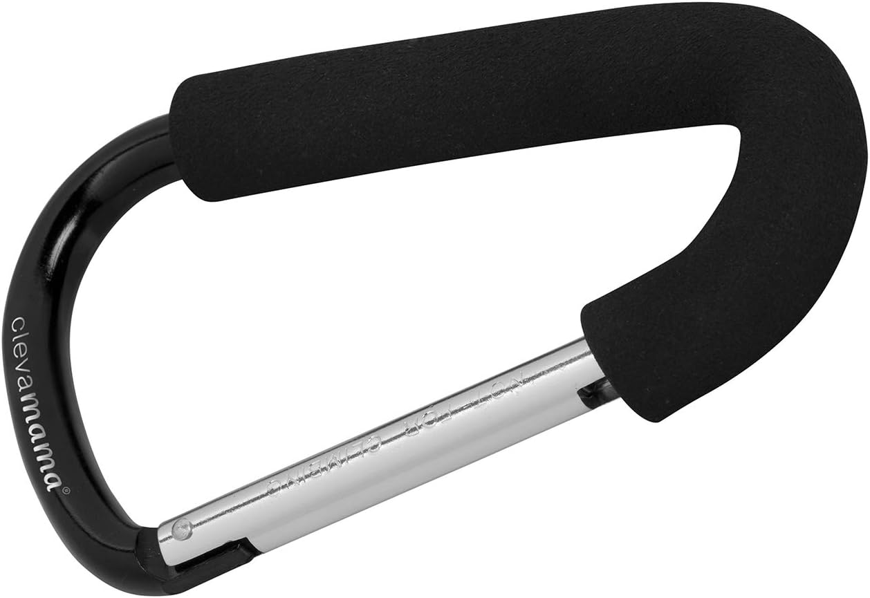 ClevaMama ClevaHooks Pack, Organizer Clip Multi Purpose Bags, Hook Stroller Organizer - Image 4