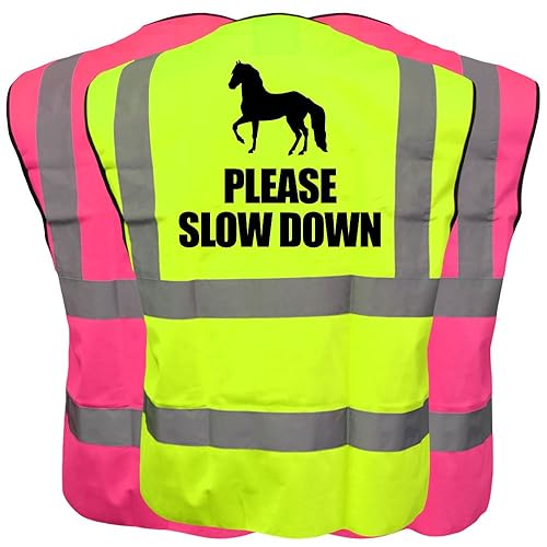 Kids Equine Young Rider Hi Viz Vis Vest Childs Horse Riding Reflective