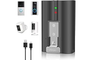 AIKEBATT New V4 Battery for Ring-Doorbell-Camera 2/3/4/3+/3plus, Stick-Up Cam (2nd & 3rd Gen), Peephole/Spotlight Camera/Spotlight Cam Solar/Camera Indoor Outdoor 3.65V 6040mAh