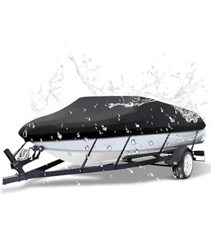 Amazon.com : 17-19ft Trailerable Heavy Duty Waterproof Boat Cover