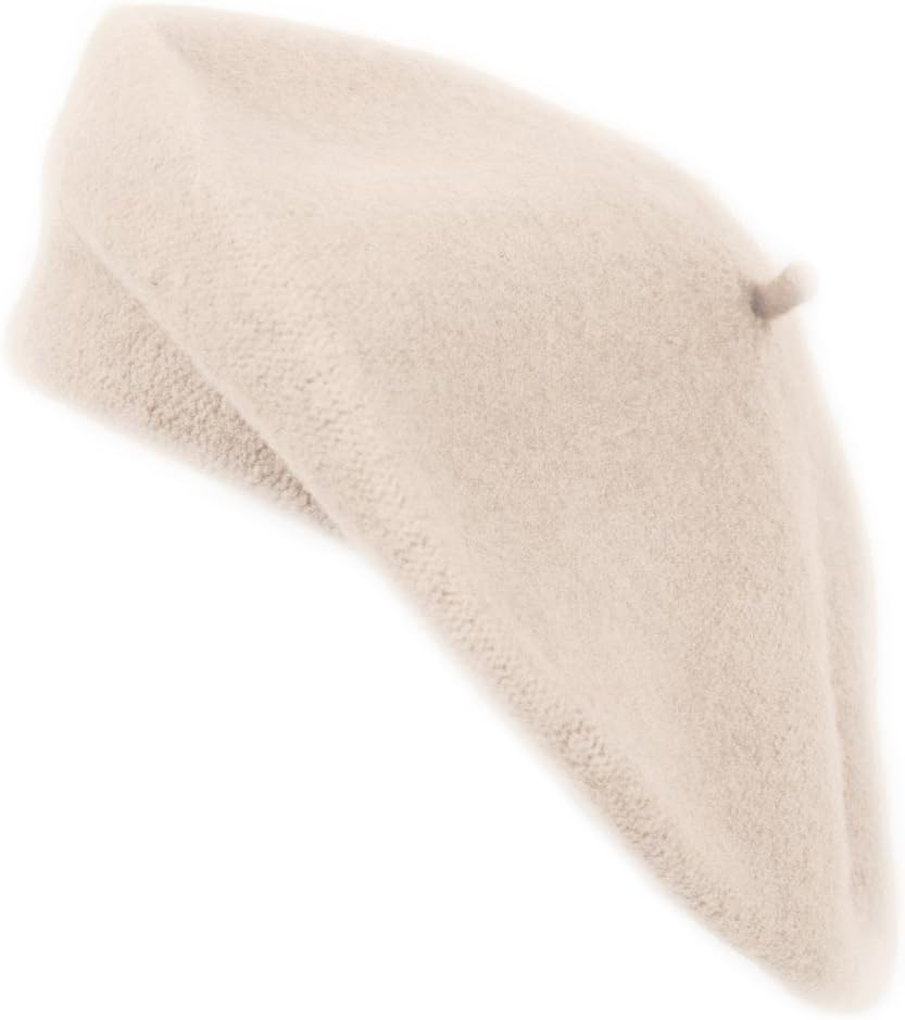True Wool Beret from Boxed-Gifts, 1 BEIGE
