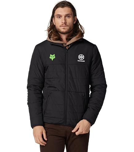 Amazon.com: Fox Racing KAWASAKI ZIP FLEECE Heather Graphite