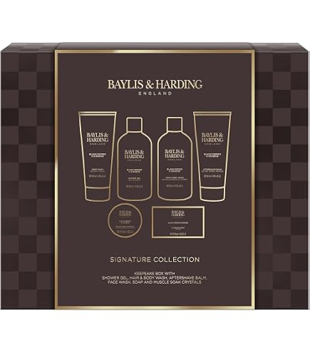 Amazon.com : Baylis & Harding Gift Set for Men - Luxury Wash Bag - Black  Pepper & Ginseng Men's Present -3-Pack : Beauty & Personal Care