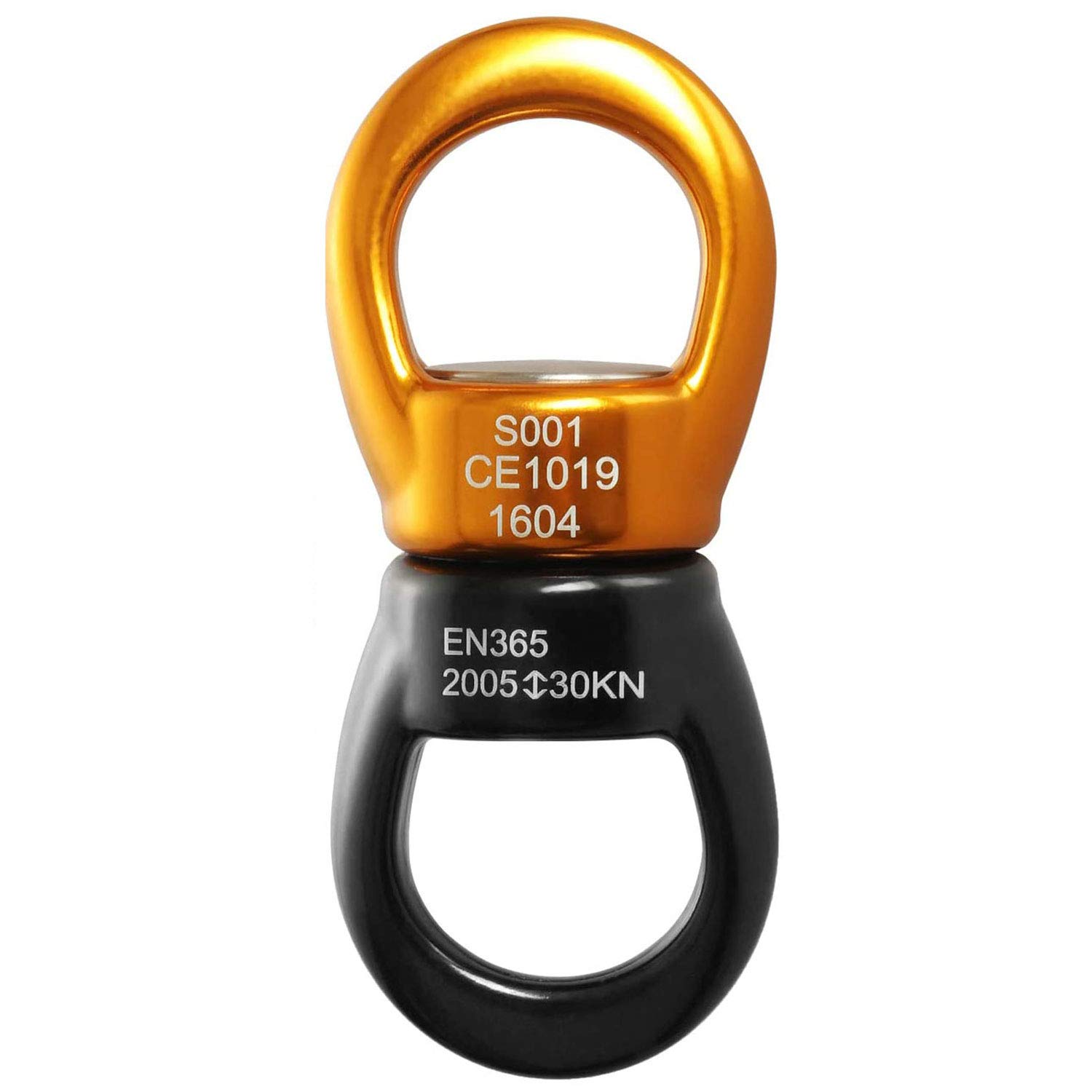 MALAYAS Rotation 360° Rotator Swing,30kN Micro Rotator Climbing Rope Swivel Device Spinner Breaking Strength Rock Climbing Arborist Backyard Swing Aerial Dance for Rope Hammock Swing Yoga Rock