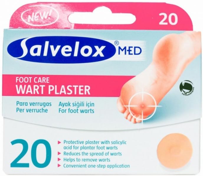Salvelox Med Patch Wart Plaster 23mm 20 Pieces