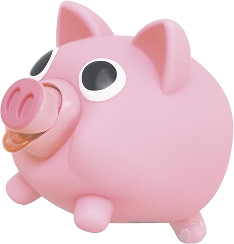 Amazon サンスマイル おしゃべりブタ貯金箱 ピンク おもちゃ おもちゃ