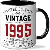 Quimoy 30th Birthday Gifts Women Men, 30 Year Old Gift, 1995 Birthday Gifts for Her Him, 30th Gift, 1995 Coffee Mug-11 Ounces