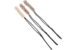 Garneck 3Pcs Hair Bun Maker Decorative Hair Styling Accessories for Women for Secure Hold for Random Color