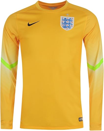 yellow england goalkeeper shirt