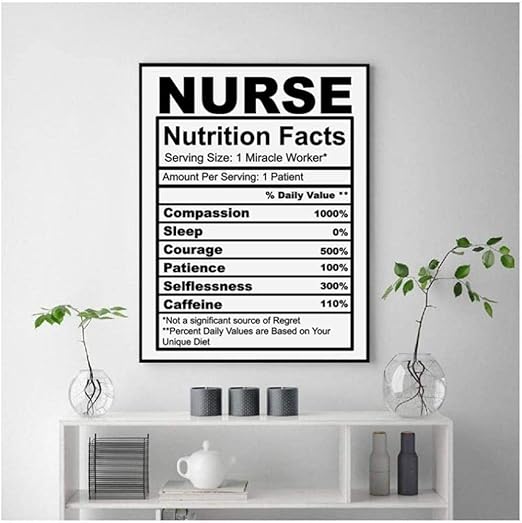 Canvas print,Verpleegster cadeau verpleegster