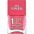 Nails Inc It's Topless Gel-Like Nail Polish, 4-in-1 Base Coat, Treatment, Color & Top Coat, Long Lasting, Strong, Chip Free Nails, Glossy Salon Quality Manicure, Air Dry Nail Polish, Sofia, 0.47 Fl Oz