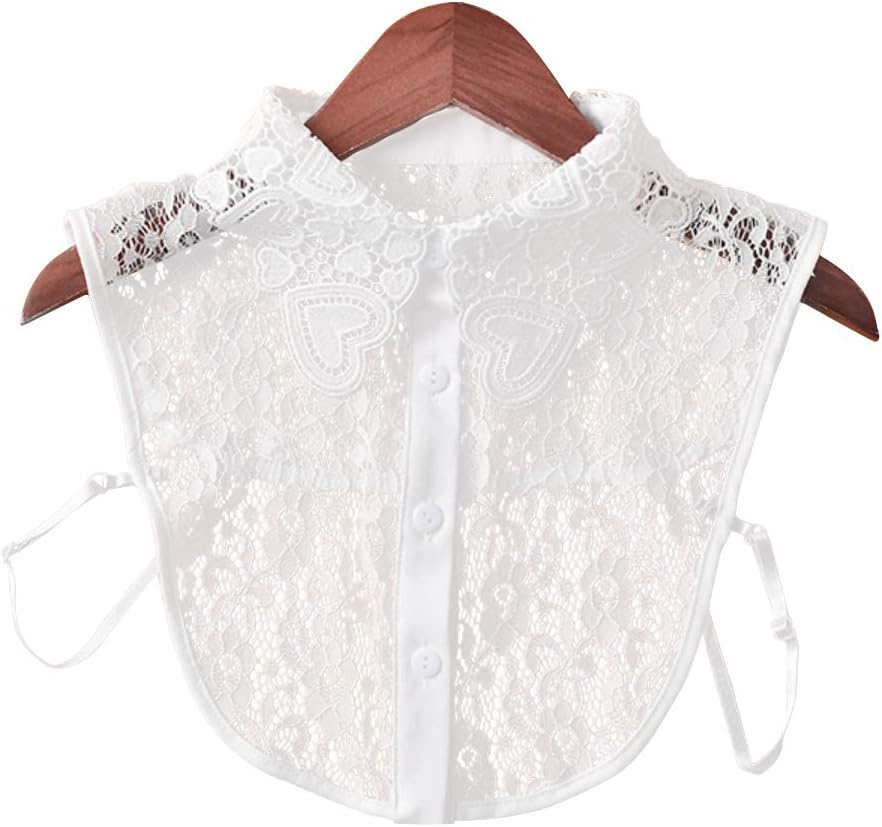 Joyci Korean Women's Stylish Detachable Half Shirt Blouse False Fake Doll Collar