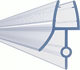 HNNHOME Bath Shower Screen Door Seal Strip 4-6mm Glass up to 14mm Gap 870mm view 1