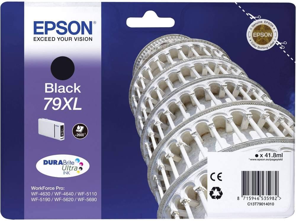 Epson 79XL Black DuraBrite Ultra High Yield Ink Cartridge Genuine